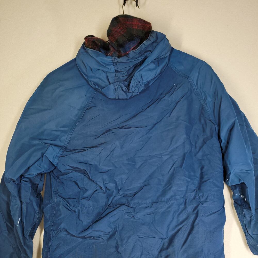 Vintage Woolrich Rain Jacket Medium Mens Windbreaker Zip Hooded Gorpcore Retro - Picture 9 of 16